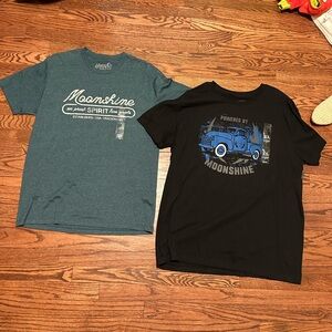 Men’s Graphic Tees - Black and Teal